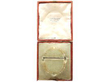 Victorian Three Graces Cameo Brooch in Gold empty box