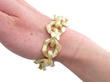 Vintage Boucheron Gold Bracelet on wrist