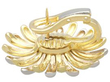 Side of Asprey Bicolour Gold Daisy Earrings