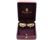 Asprey Bicolour Gold Daisy Earrings in Open Box