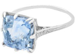 cornflower sapphire platinum ring