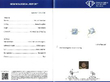 Cushion Cut Cornflower Sapphire Engagement Ring in Platinum certificate