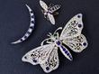 Sapphire and Diamond Brooch Collection