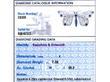 Sapphire and Diamond Butterfly Brooch IDGL report