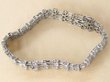 Diamond Bracelet in White Gold closed