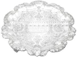 Indian silver salver size