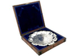 Indian silver salver boxed