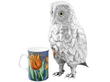 Antique Silver Owl Sugar Box with Mug
