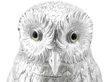 Antique Silver Owl Sugar Box Detail