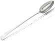 York Sterling Silver Straining Spoon with Ruler
