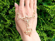Victorian Seed Pearl Necklace outside