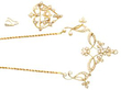 gold Victorian Seed Pearl Necklace brooch pieces