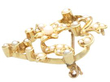 Victorian Seed Pearl brooch side