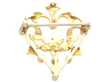 Victorian Seed Pearl brooch reverse