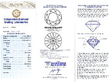 white gold 9 Carat Diamond Bracelet certificate