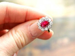 ruby cluster ring