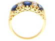 Victorian Style Sapphire and Diamond Ring side