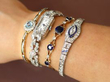 Wearing Edwardian Diamond Bracelet