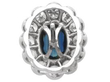 Antique Oval Sapphire and Diamond Earring no back on