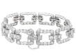 Luxury 10 Carat Diamond Bracelet closed