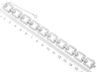 Luxury 10 Carat Diamond Bracelet size