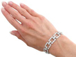 Luxury 10 Carat Diamond Bracelet being worn