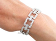 wearing Luxury 10 Carat Diamond Bracelet