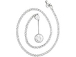 platinum 1.28 Carat Diamond Drop Necklace