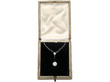 1.28 Carat Diamond Drop Necklace boxed