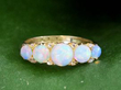 antique Five Stone Opal Ring in Gold