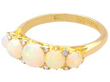 Edwardian Five Stone Opal Ring in Gold