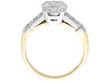 Old European Cut Diamond Solitaire Ring side