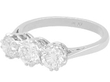 Round Brilliant Cut Diamond Trilogy Ring