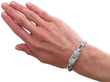 antique Ladies Art Deco Platinum Diamond Cocktail Wristwatch wearing