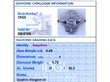Diamond and Sapphire Art Deco Ring grading card