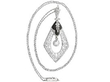 Black Onyx and Diamond Pendant