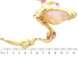 Carved Opal and Ruby Necklace in 18ct Gold size