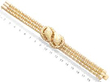 Gold and Diamond Snake Bracelet size