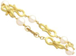 Vintage Gold and Pearl Bracelet closed