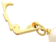 Vintage Gold and Pearl Bracelet hallmark
