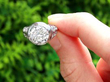 3.20ct Diamond and Platinum Solitaire Ring Antique Circa 1925
