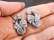 Vintage Art Deco Diamond Earrings