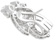 Vintage Art Deco Diamond Earring reverse