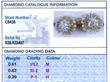 Floral Cluster Earrings Grading Card