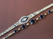 Art Deco Diamond and Sapphire Bracelet