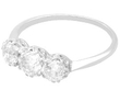 Antique 1.89ct Diamond and Platinum Three Stone Ring