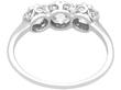 Antique Diamond and Platinum Three Stone Ring