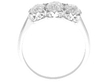Antique 1.89k Diamond Three Stone Ring