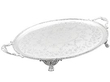 antique Medium Sterling Silver Tray with Handles