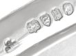 Medium Sterling Silver Tray with Handles hallmarks